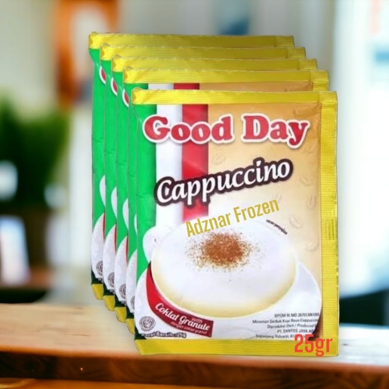 

Goodday capuccino 1 Renceng isi 10 Sachet /good day
