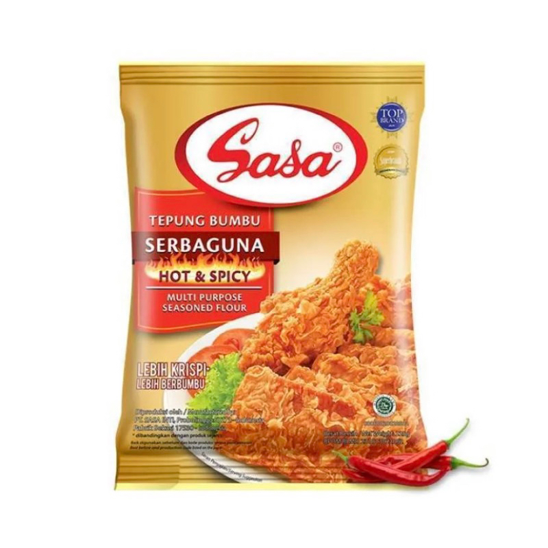 

sasa tepung bumbu serbaguna hot & spicy 210gr