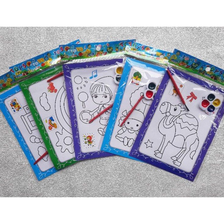 

mewarnai cat air lukis isi 2 pcs