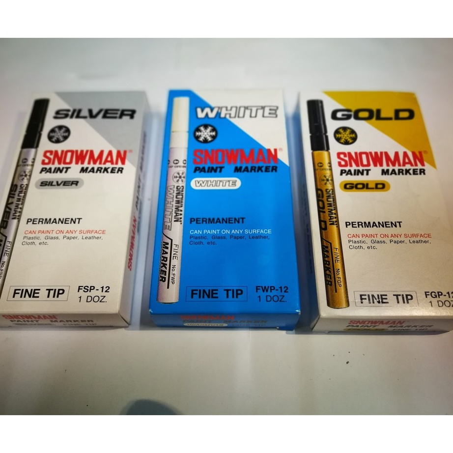 

SNOWMAN SPIDOL PAINT MARKER FINE EXTRA FINE TIP