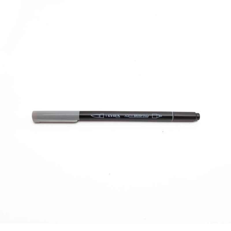 

Lyra Spidol Cat Air 2 Ujung / Brush Pen / Watercolor Marker Aqua Brush Duo - Black & Grey Series