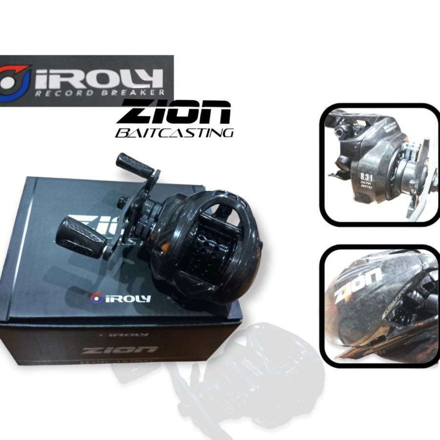 Reel BC / BAITCASTING IROLY ZION SALTWATER RESISTANT BODY CARBON