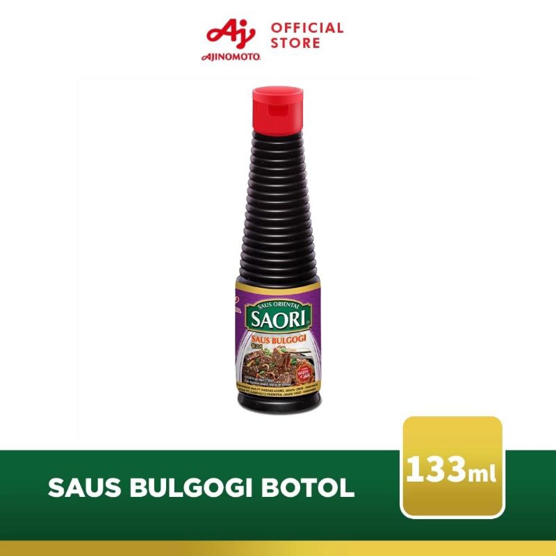 

SAORI SAUS TIRAM | BULGOGI | LADA HITAM 133ml