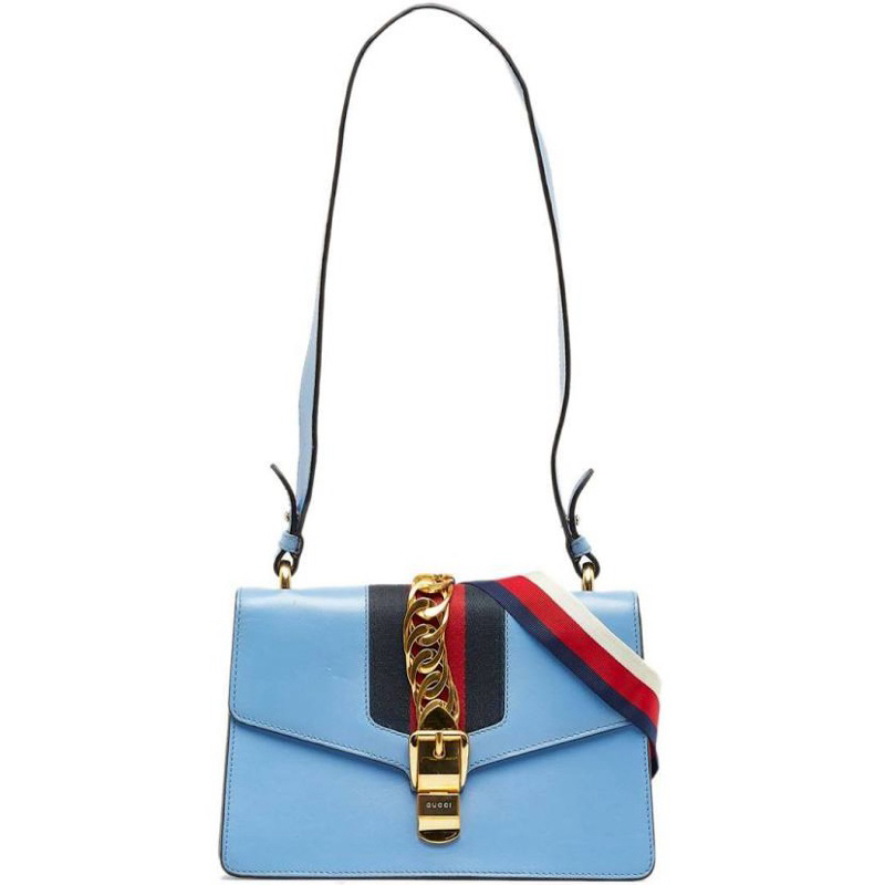 GUCCI SYLVIE MEDIUM BLUE (second)