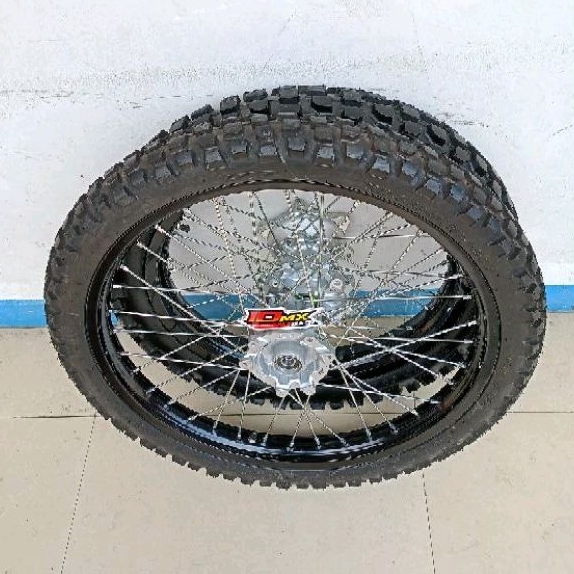 WHEELSET ORI COPOTAN HONDA CRF 150L VELG TROMOL JARI JARI velk set original crf 18 21 Mulus seperti 