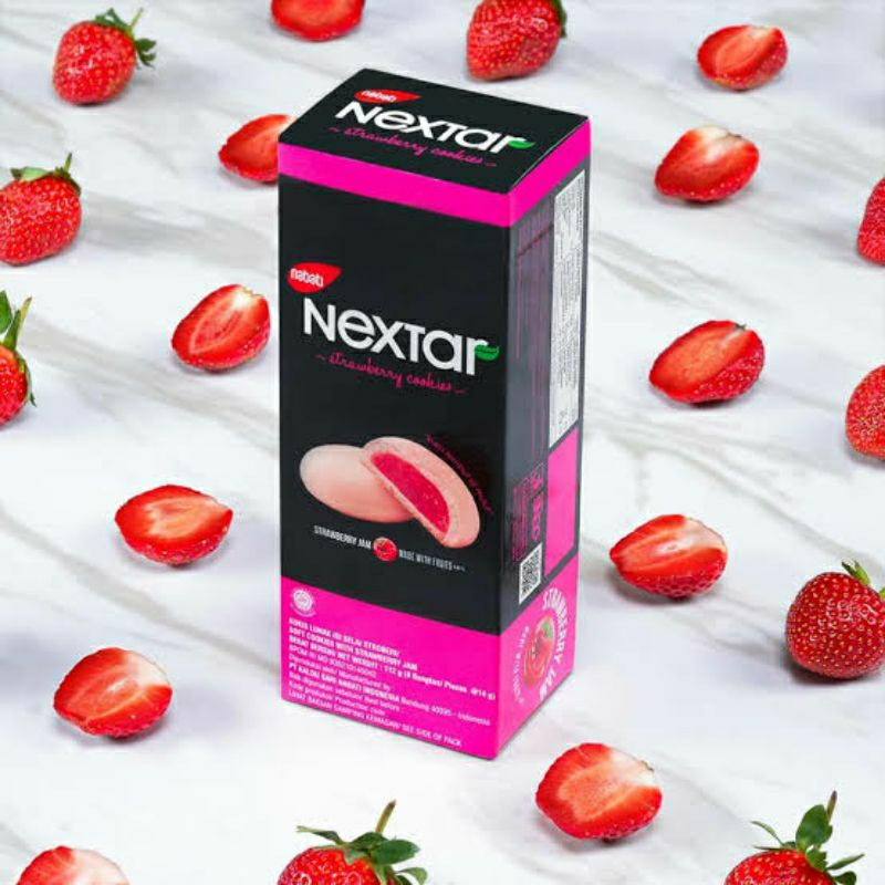 NEXTAR strawberry cookies stobery 106gr