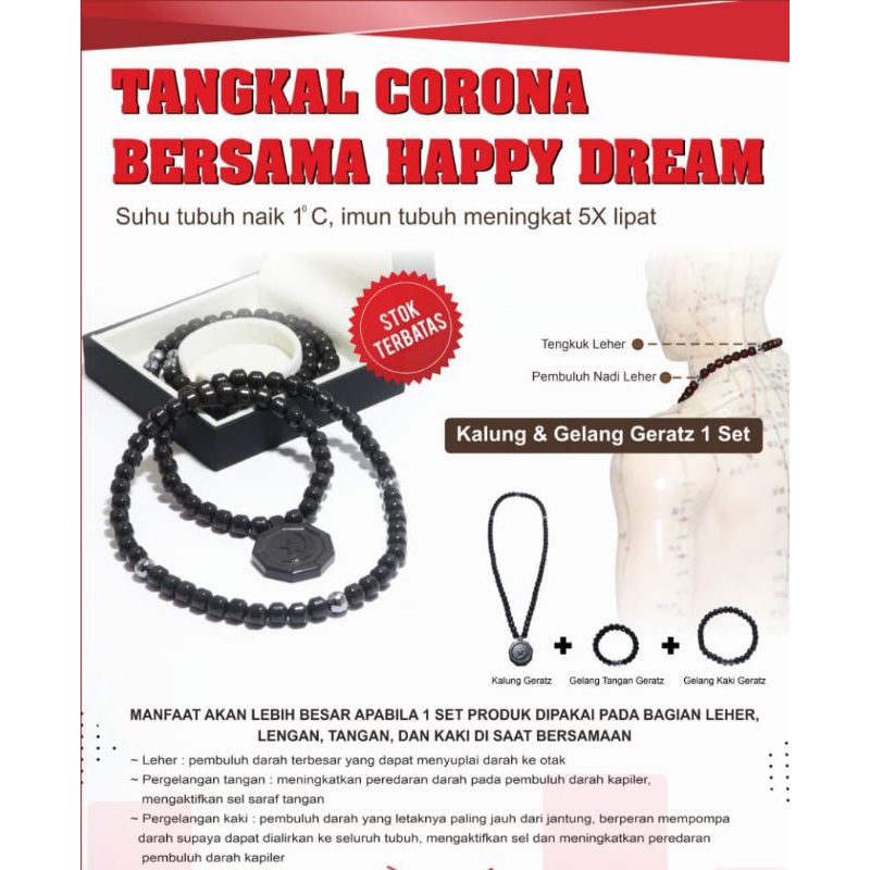 Kalung Gelang Germanium Geratz