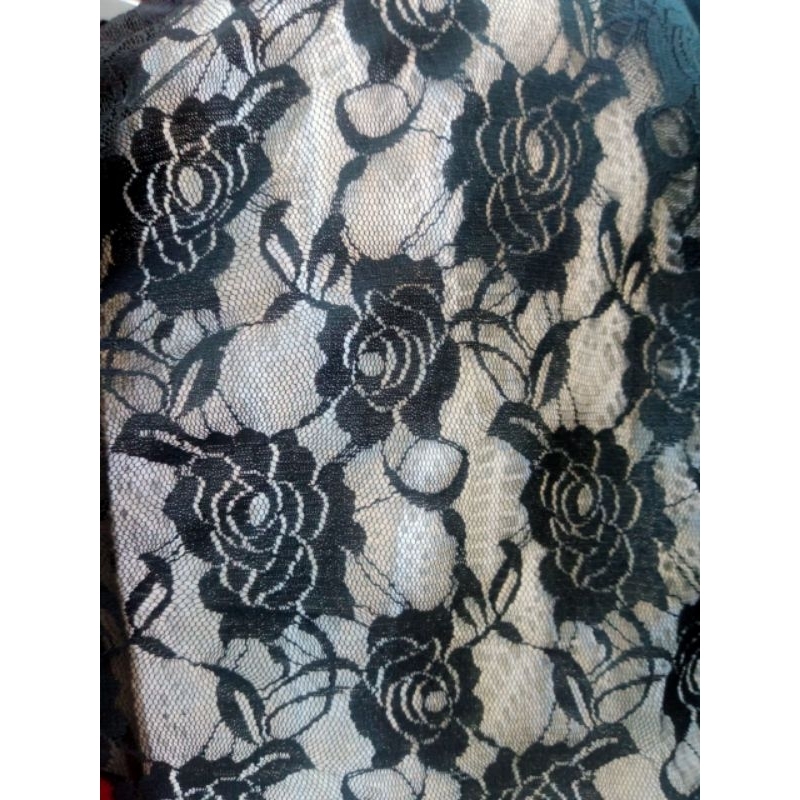 bahan/kain brukat khusus hitam