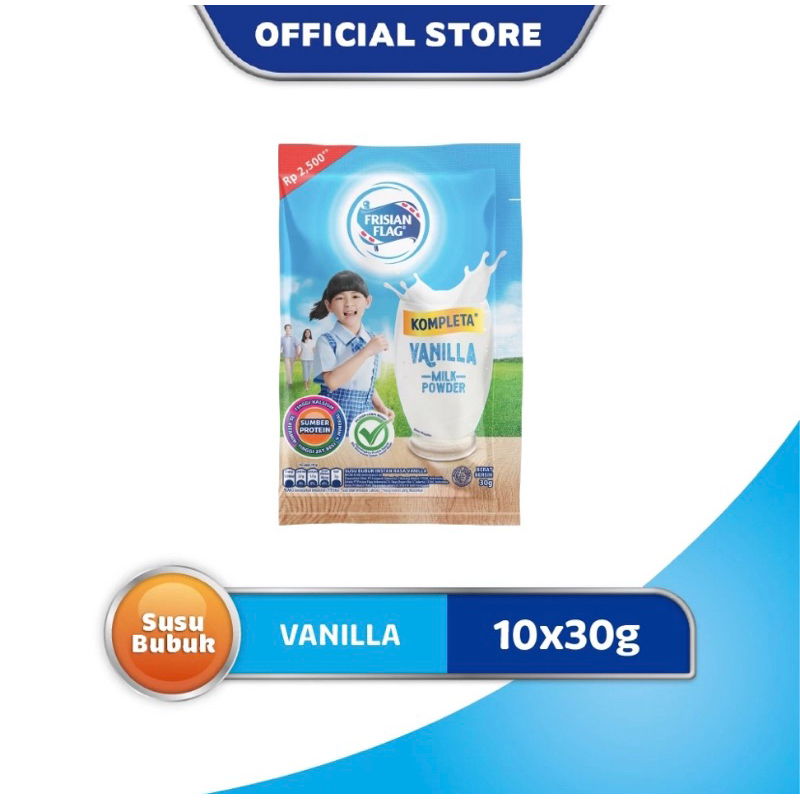 

Kompleta Susu Bubuk Frisian Flag Sachet isi 10pcs