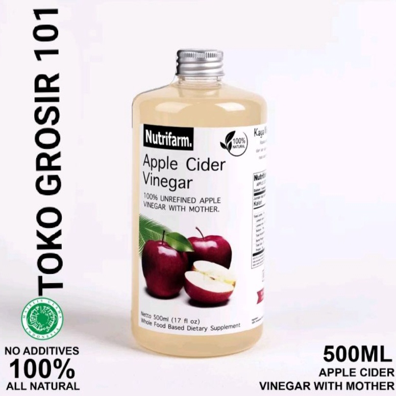 

L44ris CUKA APEL ORIGINAL ORGANIK 5ML CIDER VINEGAR CUKA SARI Flas Sale