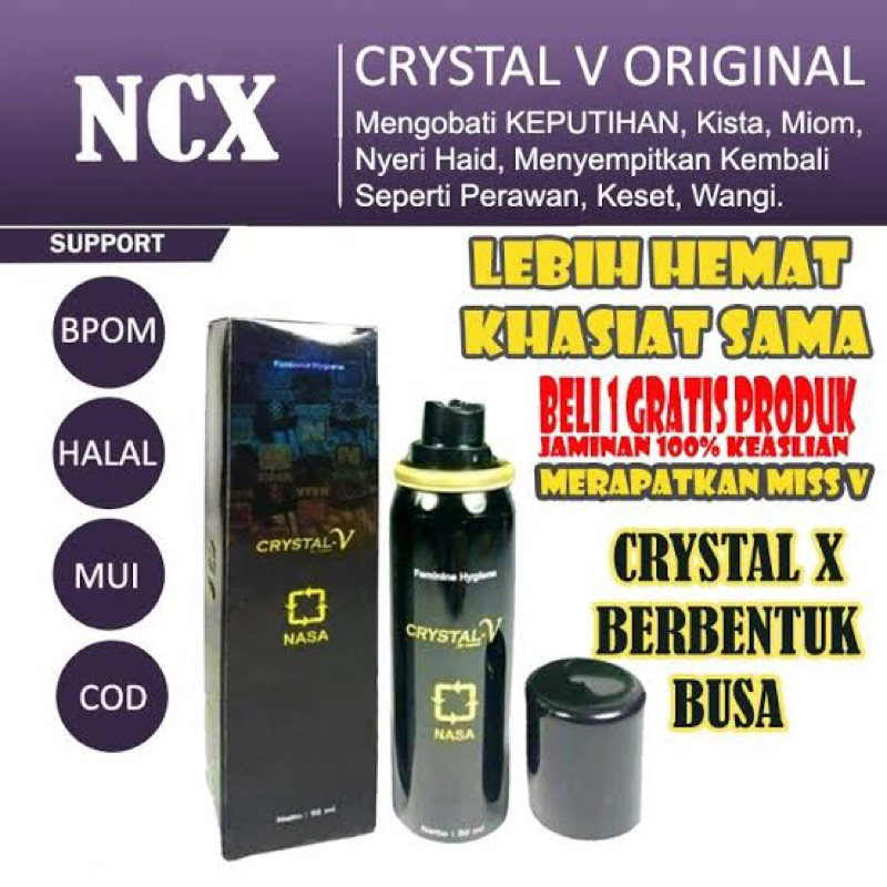 ORIGINAL-NCX SPRAY-50ML-HERBAL MISS V-KHUSUS WANITA DEWASA