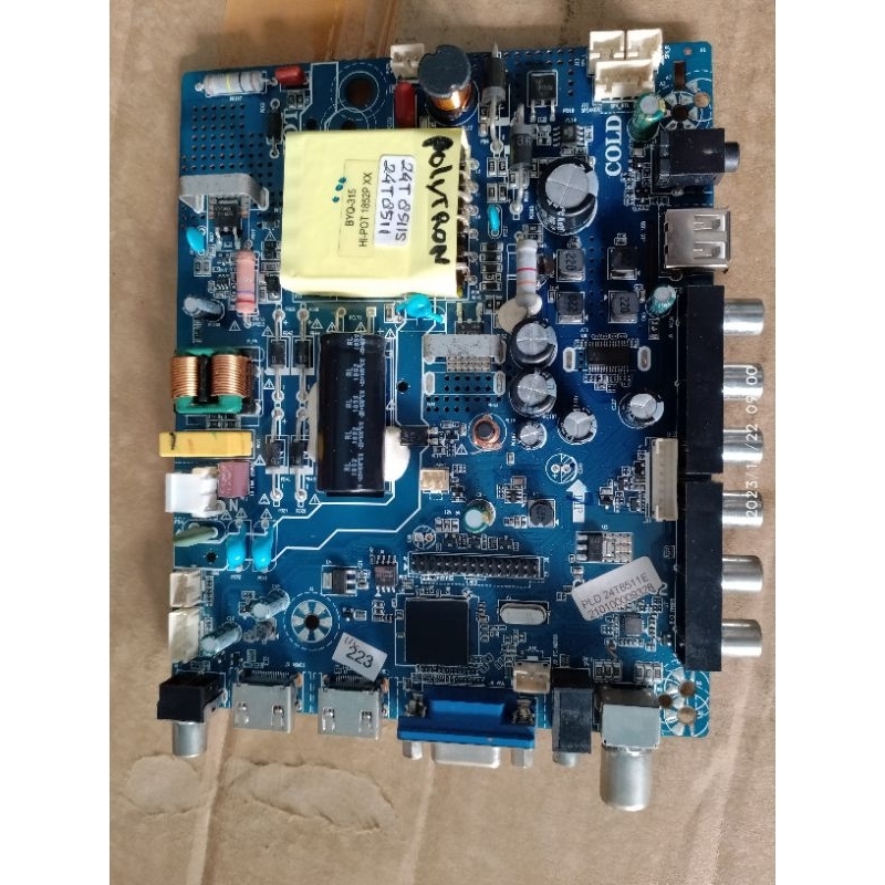 MB MAINBOARD  TV LED POLYTRON PLD24T8511S PLD24T8511/S PLD24T8511
