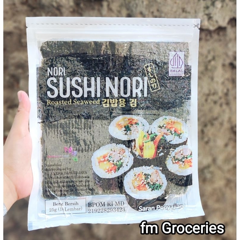 

Sushi Nori isi 10 lembar