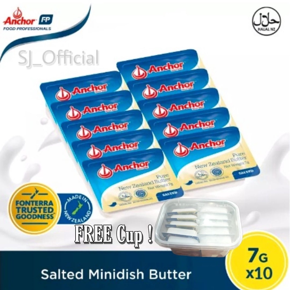 

R3dy Br Butter Anchor MINI DISH 7gr x 1pcs Cup Container PREMIUM BUTTER Butter MPASI Bayi 226