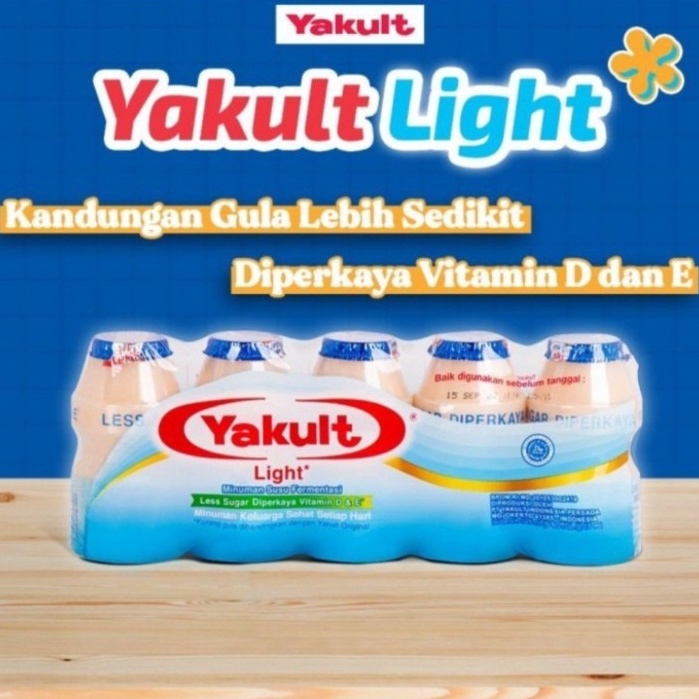 

O63 Yakult Light Minuman Probiotik Rendah Gula Yakult Less Sugar 114