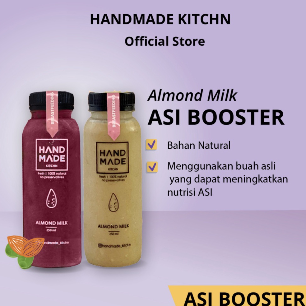 

Past Murah HANDMADE KITCHN Almond Milk ASI Booster Busui 17