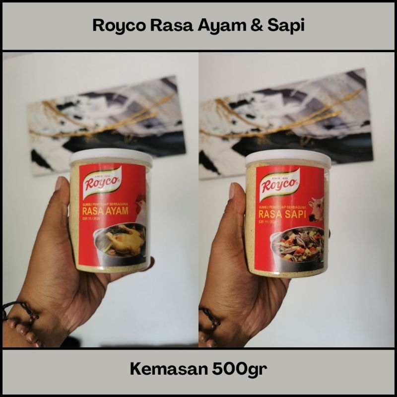 

Royco Ayam / Sapi 500gr (Kemasan Botol)