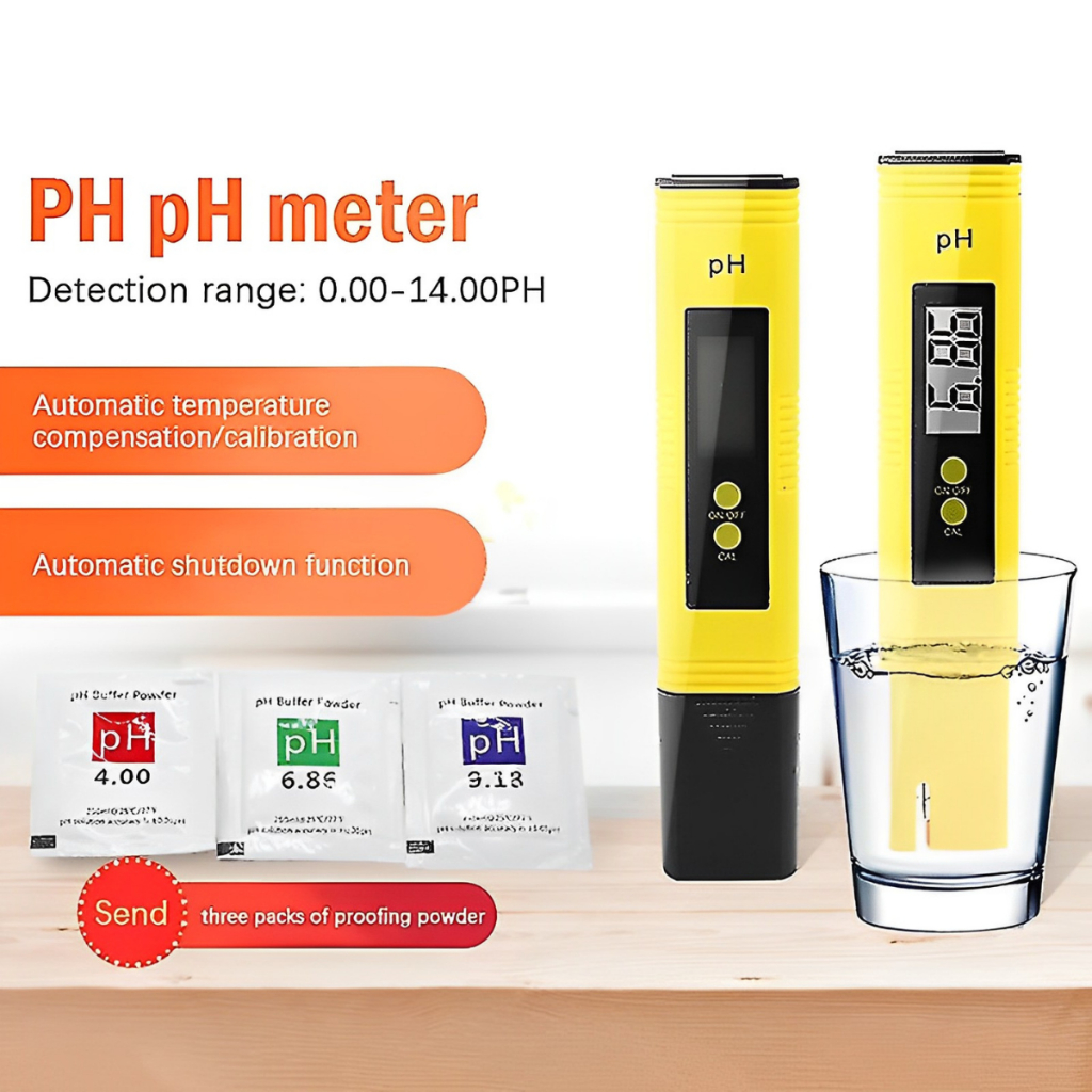 PH Meter Alat Ukur Air Hidroponik Ph Meter Digital LED Ph Air Digital Ph Meter Tester Kualitas Kejer