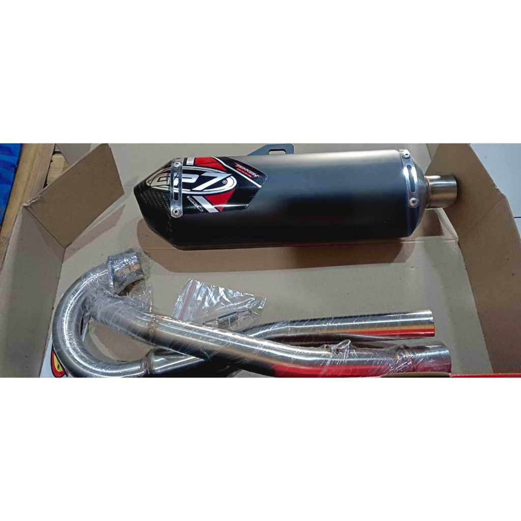 Knalpot GP7 Tekken Carbon KLX CRF WR Knalpot GP7