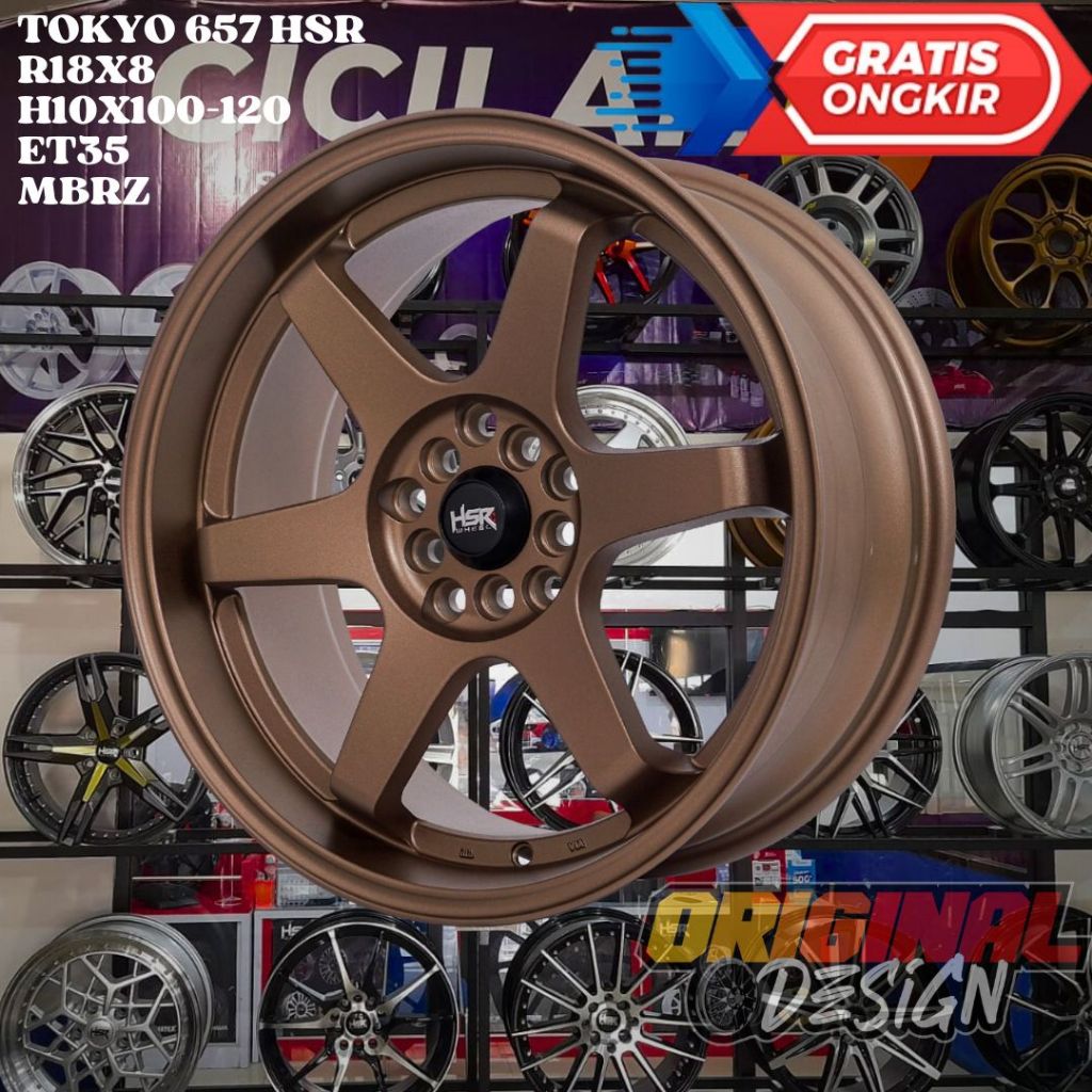 Velg Mobil SUBARU BRZ , FT86 , BMW , RANGEROVER , HSR TOKYO RING 18 R18