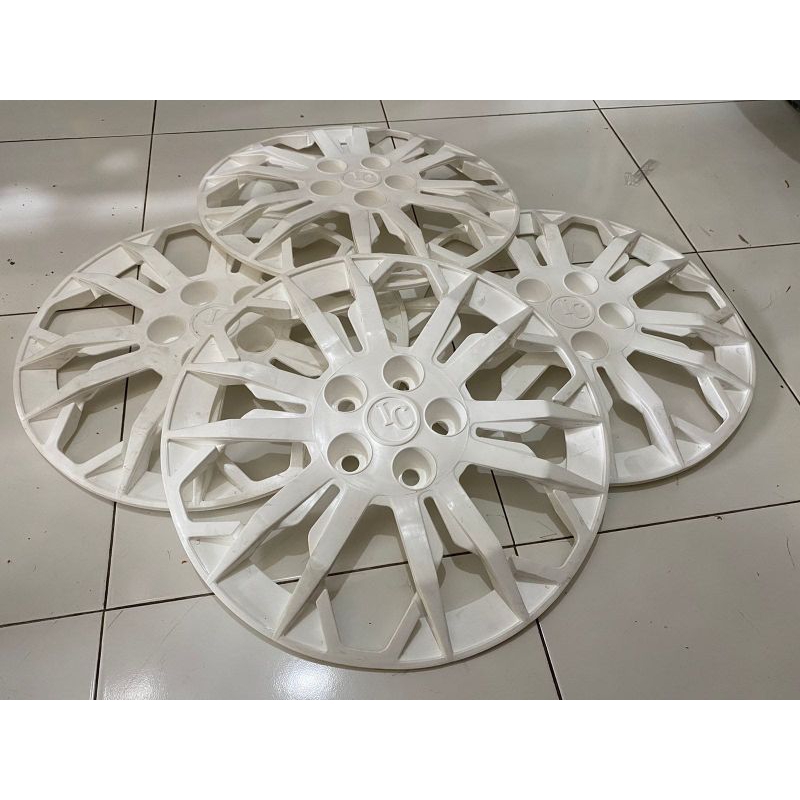 (4Biji/4Pcs) WHEELDOP IC NEW RING 17 BAHAN PLASTIK UNTUK L300,GRANDMAX DLL