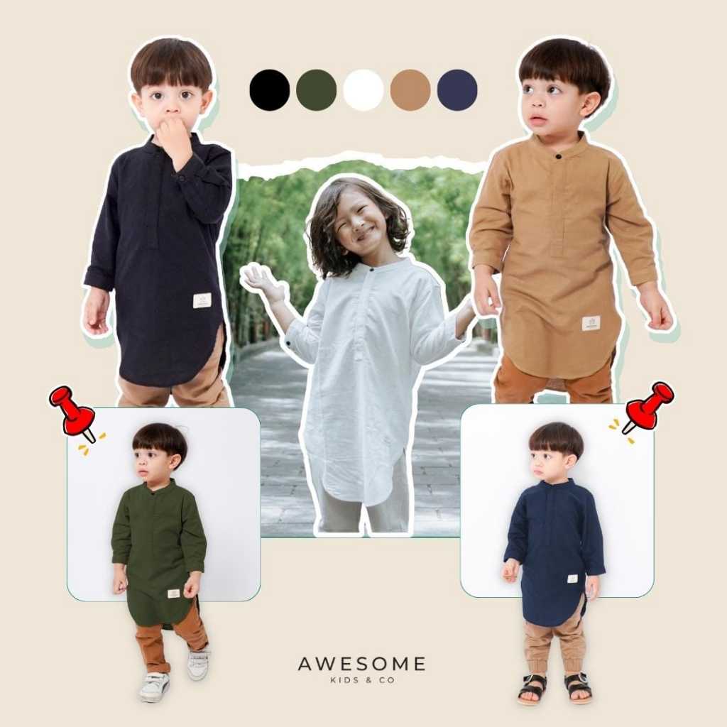Kurta Rayhan Koko Kemko Anak Laki-laki Kurta Rayhan by Awesomekids&co