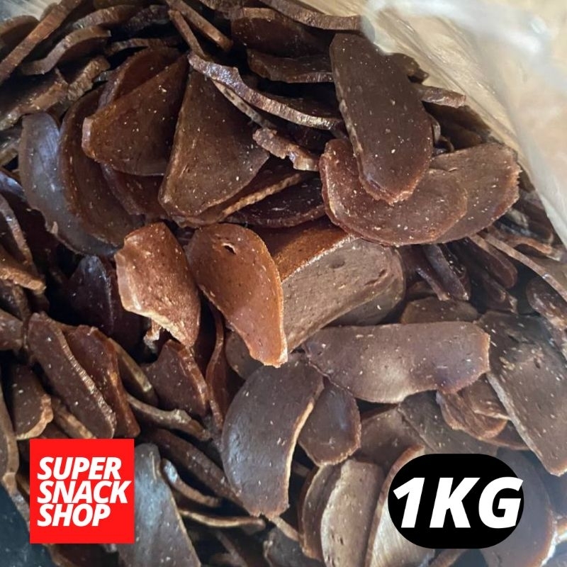 

KRUPUK / KERUPUK MENTAH / KERUPUK SEBLAK JENGKOL HITAM BULAT 1KG