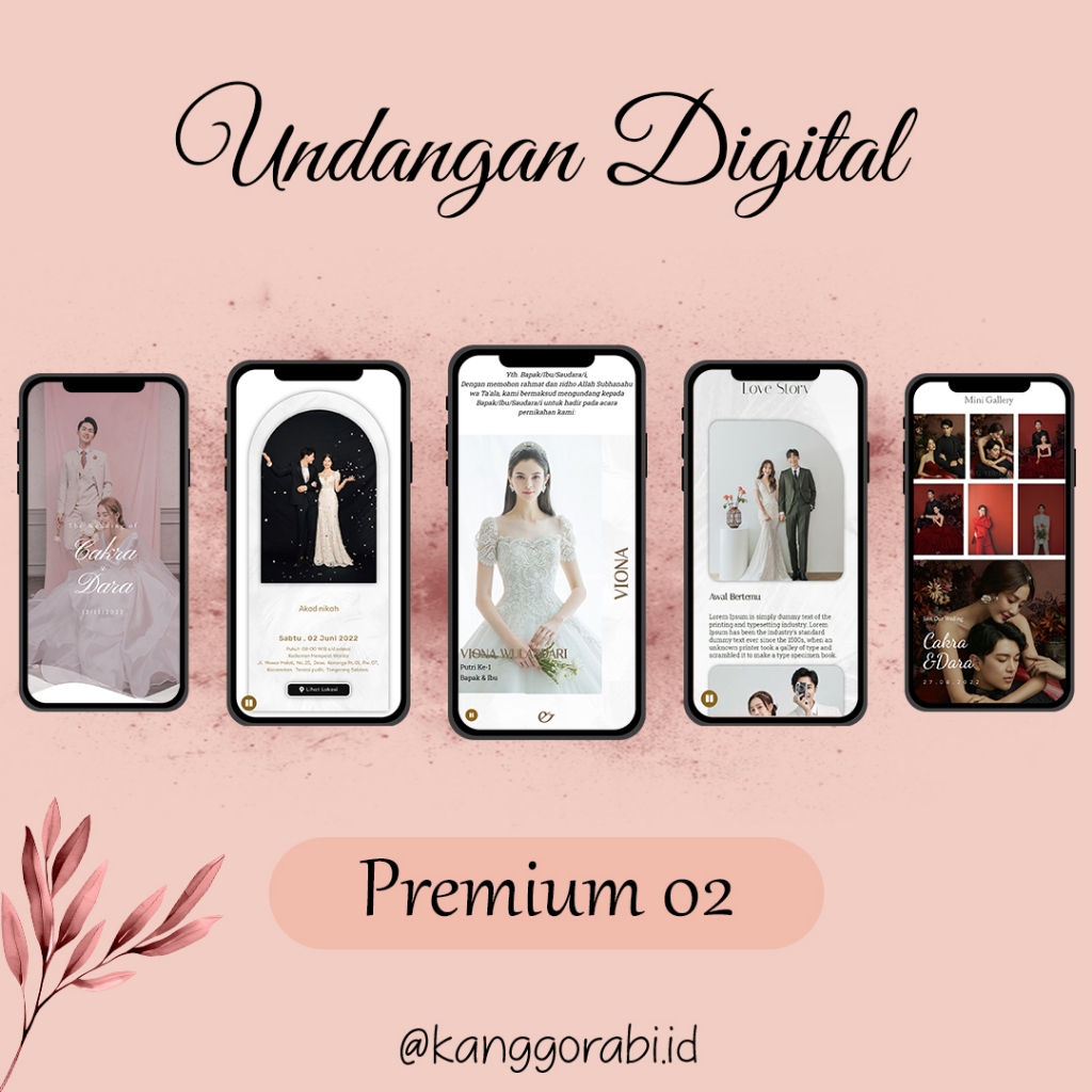 Undangan digital | Undangan pernikahan | Undangan web