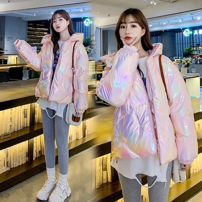 Coat rainbow ades winter jaket musim dingin import mantel padding wanita cewek
