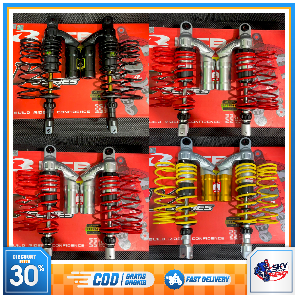 Shock Breaker RCB VS Series 330 360 mm Nmax Old New Aerox Pcx 150 160 Adv 150 160 Xmax Original Free