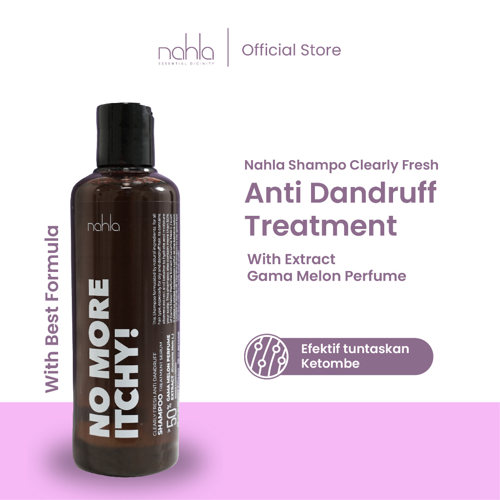 Nahla Shampo Clearly Fresh Anti Dandruff Anti Rontok dan Anti Ketombe
