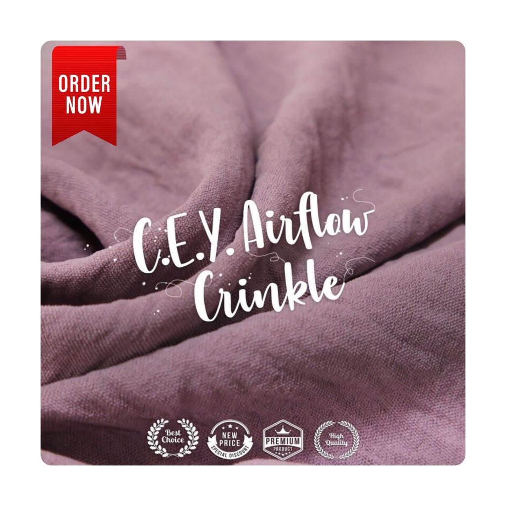 BAHAN KAIN CRINKLE AIRFLOW PREMIUM