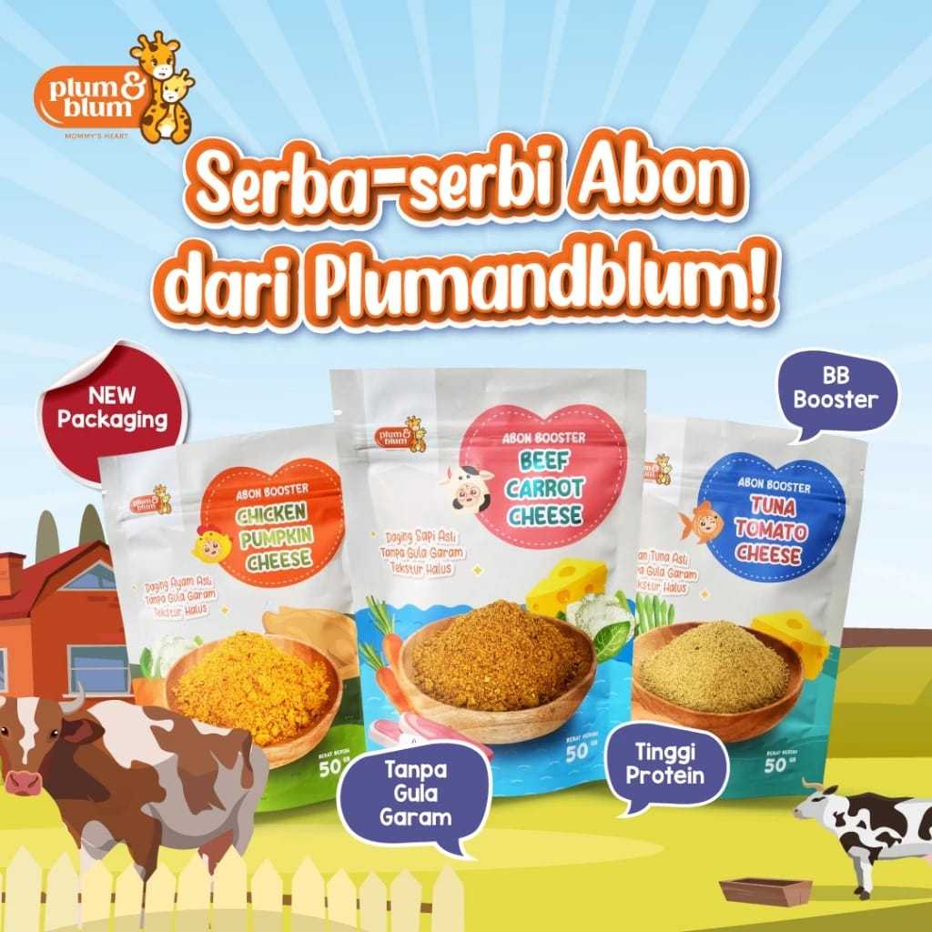 

Abon MPASI Untuk Bayi PLum & Blum Abon Booster 50gr - OMAHBAYI