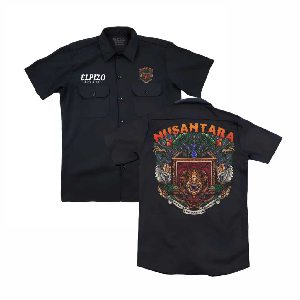 Elpizo Apparel | Kemeja PDH | Workshirt | REOG PONOROGO | NUSANTARA | Pakaian pria | Pakaian wanita 