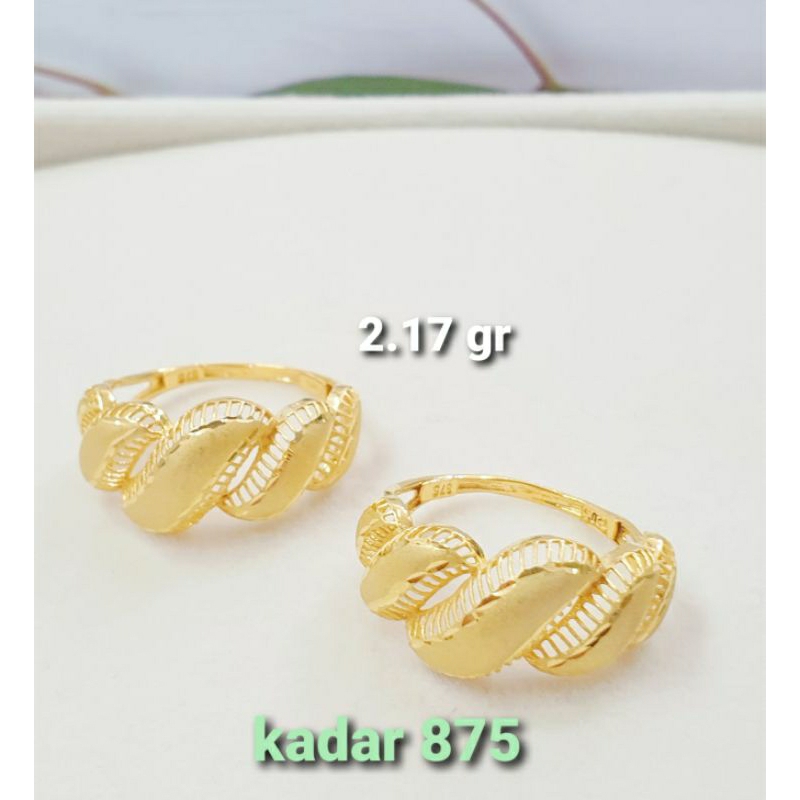 Cincin fushion.Emas kadar 875