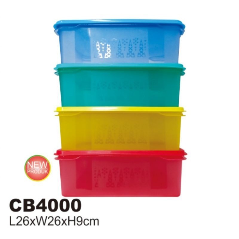 KOTAK DONAT / KOTAK SEBAGUNA CB4000 / KOTAK PENYIMPANAN TWINPAN