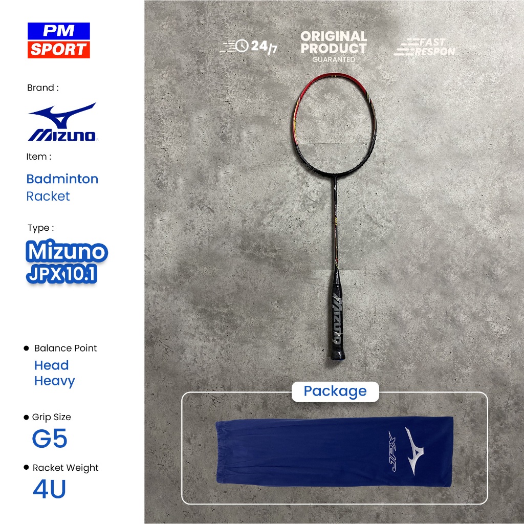 RAKET BADMINTON / BULUTANGKIS MIZUNO JPX 10.1
