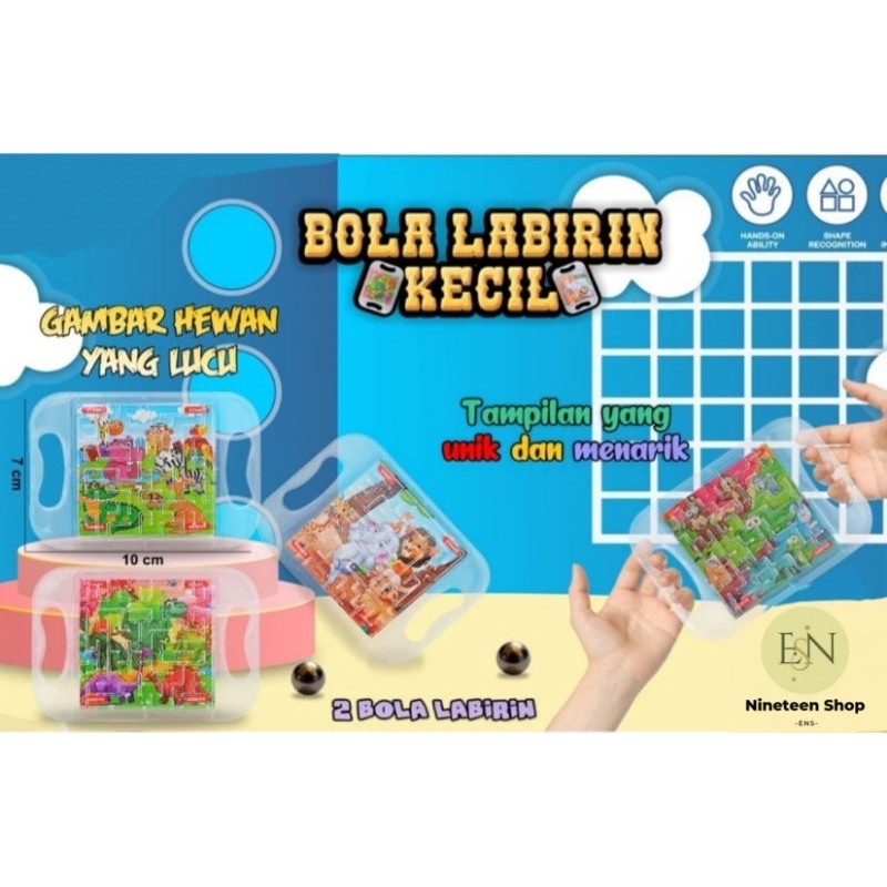 MAINAN ANAK LABIRIN BOLA MINI / BOLA LABIRIN KECIL