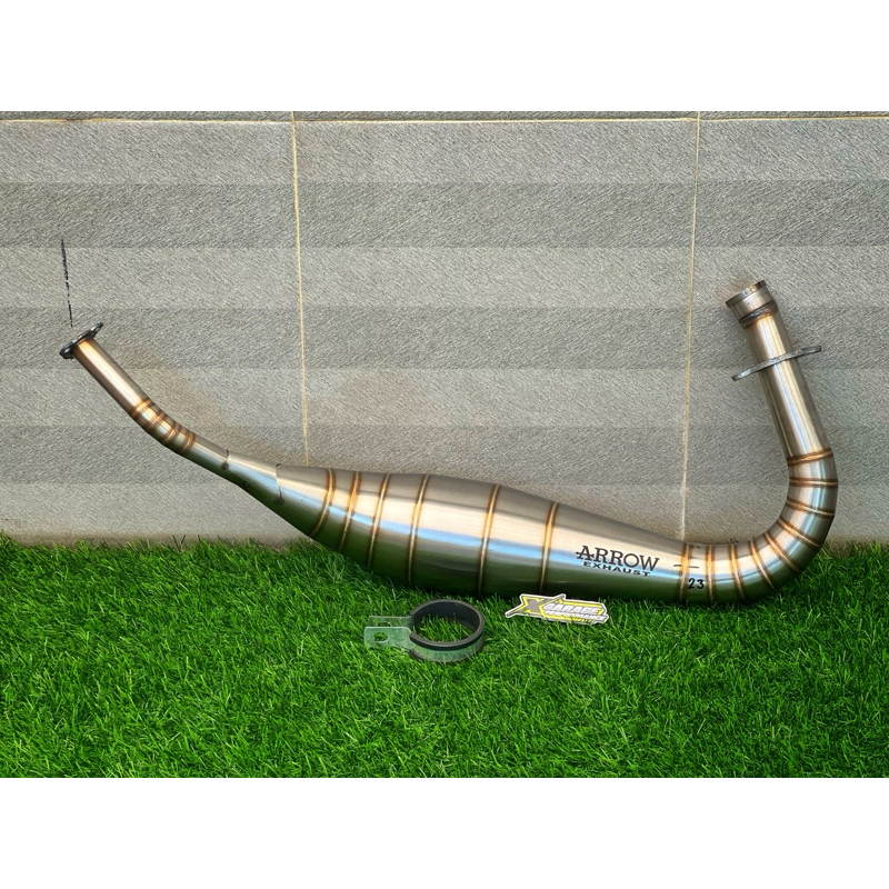Chamber (perut) Knalpot RX KING RX SPECIAL Kolong Repsol ARROW Stainlees anti karat Uk 36