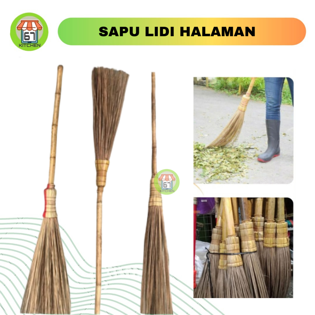 Sapu Lidi Halaman Sapu Lidi Taman Gagang Panjang Sapu Lidi Kelapa/ Lidi Aren