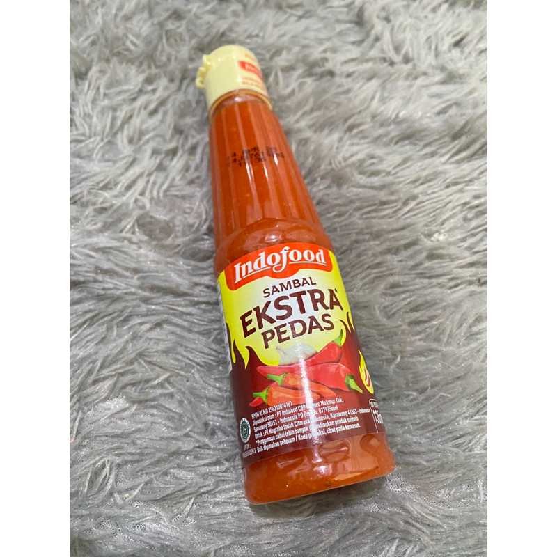 

caos saus saos botol indofood extra pedas 135ml