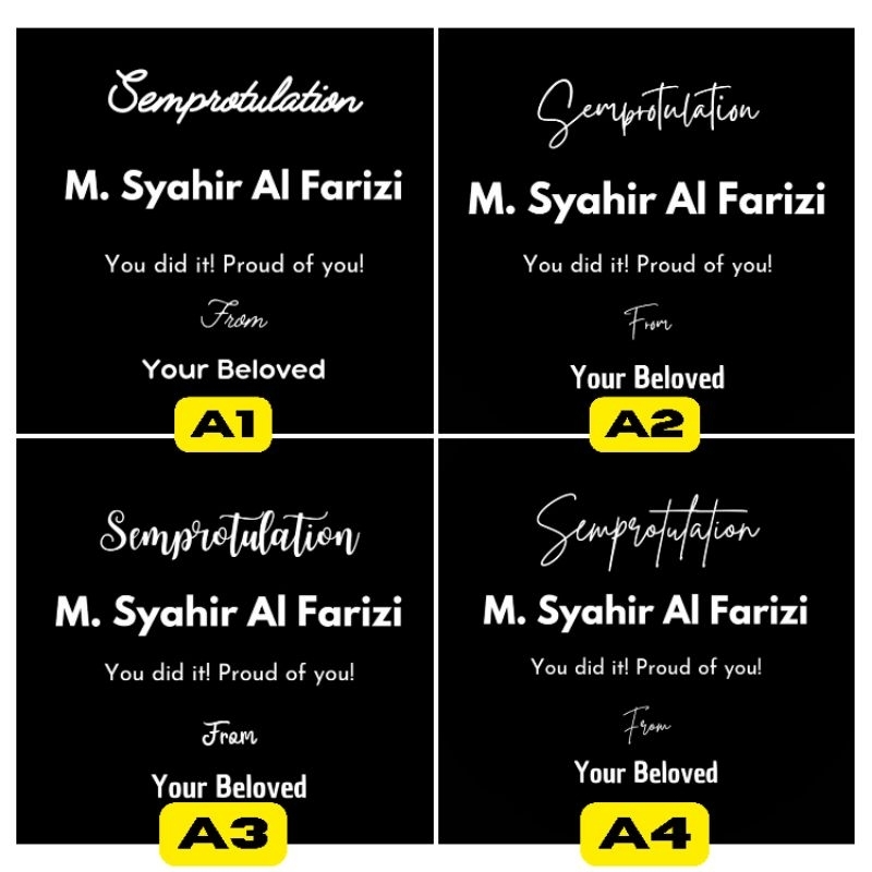 

CUTTING STICKER SEMPROTULATION CUSTOM