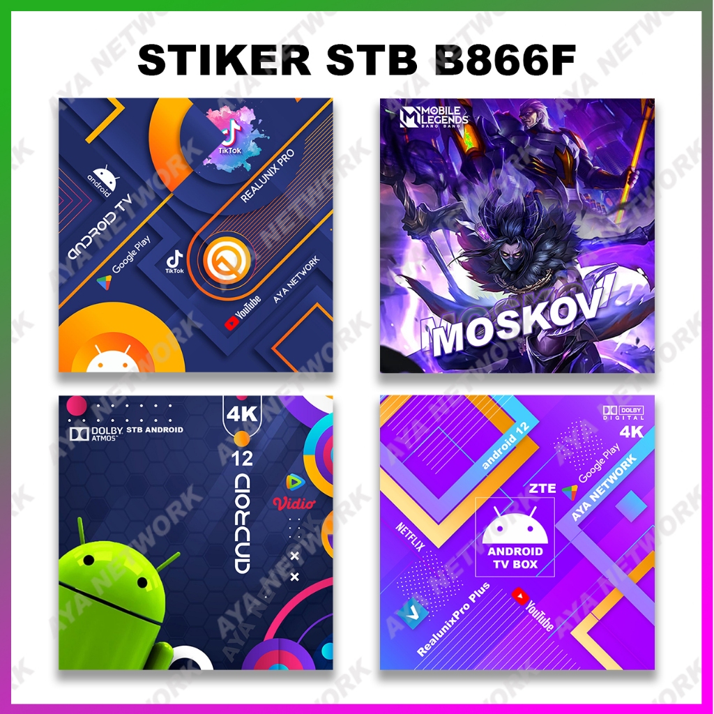 

STIKER STB B866F | STIKER STB ANDROID TV