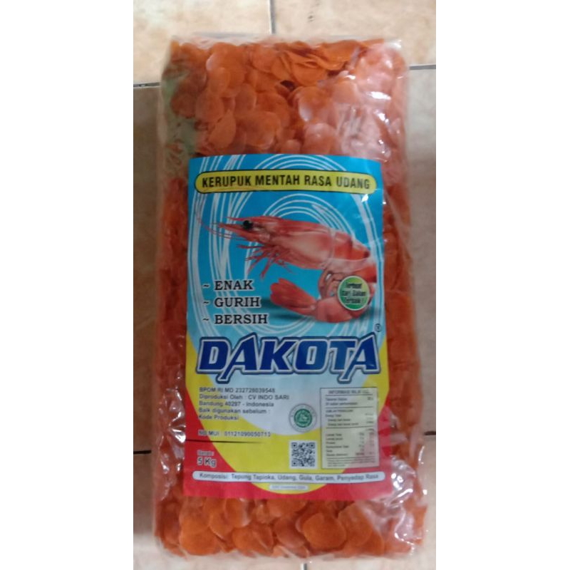 

Kerupuk Udang Merah 1Kg
