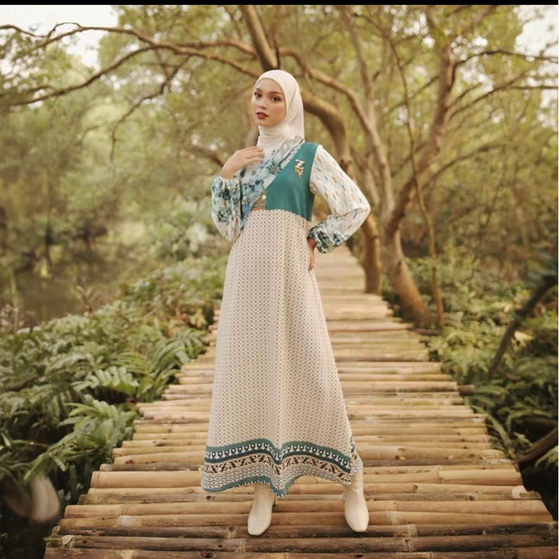 qiana dress Zaskia sungkar PL(preloved)