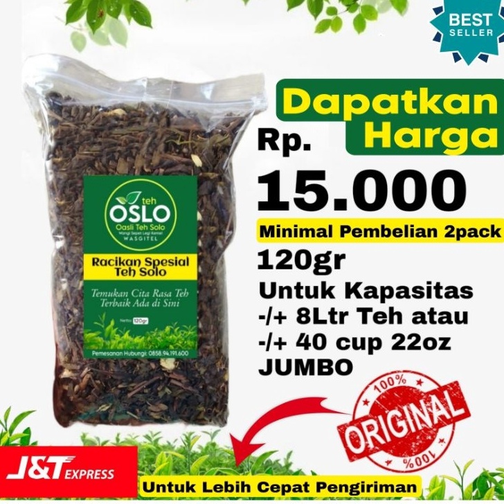 

Racikan Teh Solo Brand Teh Oslo 12gr Wangi Sepet Kentel 1 Resep Biang Teh Solo Asli