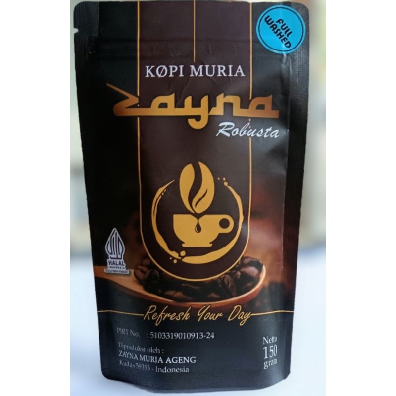 

Kopi Muria Zayna Robusta Full Wash 150 Gram