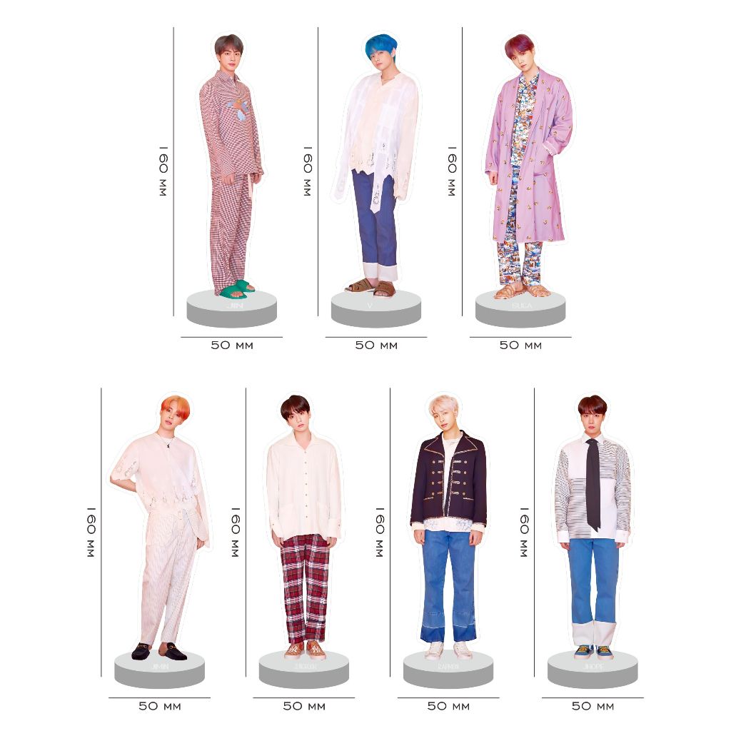 Stand Figure BTS MAP OF THE SOUL PERSONA standee Acrylic Kpop Bangtan Boys