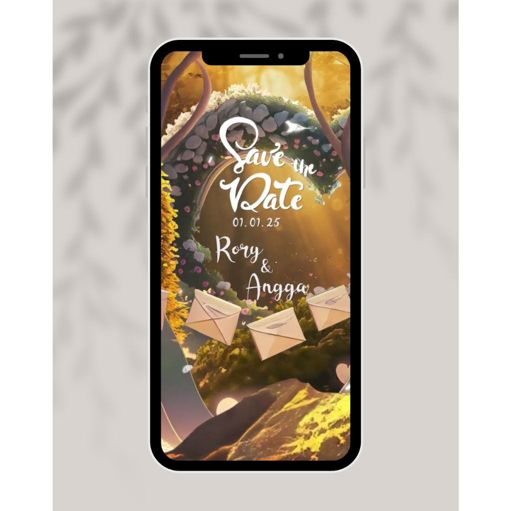 Undangan Video Pernikahan 3D Tema 2