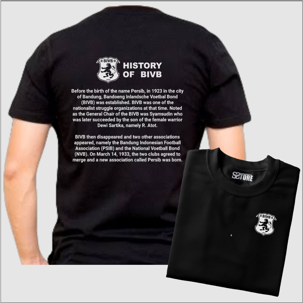 Kaos BIVB Bandoeng Indische Voetbal Bond Persib